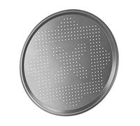 Utensile per chef | Teglia rotonda forata da 32 cm con antiaderente, per cuocere pizza fresca, pizza surgelata e impasti sottili