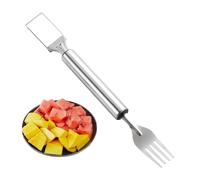 Utensile per Cocomero | Forchetta Affetta Anguria 2 In 1 - Utensile da Cucina in Acciaio Inossidabile con Impugnatura Antiscivolo per Preparazione Pasti Facile a Casa, Scuola, Festa,