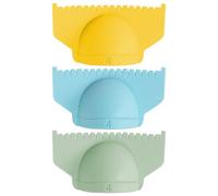 Utensile per cucire i bordi e la lavorazione dei bordi arricciati, 0,75 cm, righello per dita in silicone, per cuciture dritte e curve