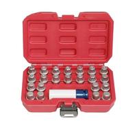 Utensile per Cuscinetti e Boccole Estrattore cilin 23 pezzi di chiave di rimozione del dado della ruota di bloccaggio della ruota adatta per Volkswagen adatta per AUDI 1/2 pollice (12,7 mm)