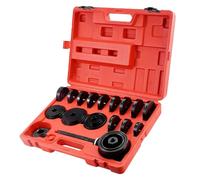 Utensile per Cuscinetti e Boccole Estrattore Kit di presse per cuscinetti ruota, 23 pezzi, estrattori per trazione anteriore con custodia, per la rimozione e l'installazione della trazione