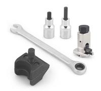 Utensile per Cuscinetti e Boccole Estrattore Kit di strumenti per la rimozione manuale delle boccole del giunto sferico dell'ammortizzatore idraulico, separatore sospensioni, mozzo diviso montante
