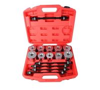 Utensile per Cuscinetti e Boccole Estrattore Kit di strumenti per manicotti di trazione e pressione da 27 pezzi, adatti per la rimozione di boccole di veicoli commerciali leggeri e pesanti.