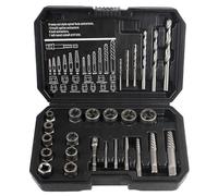 Utensile per Cuscinetti e Boccole Estrattore Kit di utensili manuali per estrattori di viti danneggiate, estrattori di dadi e bulloni, 26 pezzi/set, strumento di riparazione auto cilindro e boccole(C)