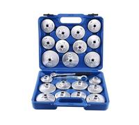 Utensile per Cuscinetti e Boccole Estrattore Set da 23 pezzi per la rimozione del tappo del filtro dell'olio dell'auto, chiave a bussola da 1/2" e 12,5 mm, chiave a cricchetto manuale con custodia