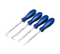 Utensile per Cuscinetti e Boccole Estrattore Set di 4 cacciaviti per guarnizioni di tenuta dell'olio per auto, veicoli, da 135 mm, estrattori per guarnizioni O-ring, ganci di raccolta.(Blue)