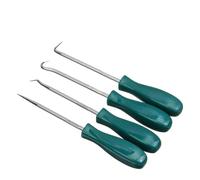 Utensile per Cuscinetti e Boccole Estrattore Set di 4 cacciaviti per guarnizioni di tenuta dell'olio per auto, veicoli, da 135 mm, estrattori per guarnizioni O-ring, ganci di raccolta.(Green)