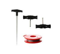 Utensile per Cuscinetti e Boccole Estrattore Set di strumenti per la rimozione del parabrezza dell'auto compatto con filo d'acciaio di qualità, impugnatura comoda, universale per auto(4pcs -B)