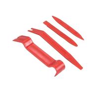 Utensile per Cuscinetti e Boccole Estrattore Strum Kit di rimozione delle finiture interne dell'auto da 5/4 pezzi, leva di rimozione antigraffio per pannelli porta(4 Pcs Red)