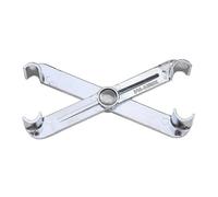 Utensile per Cuscinetti e Boccole Estrattore Strumento a forbice per scollegamento del tubo del carburante per auto in lega di zinco da 3/8'' a 5/16'' ABN, rimuove gli attacchi rapidi(SILVER 3pcs)