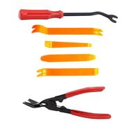 Utensile per Cuscinetti e Boccole Estrattore Utens Kit di 4 strumenti portatili per la rimozione dei pannelli delle auto, estrattore per chiodi,audio, porta, installazione manuale del cruscotto(F)