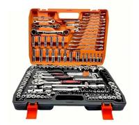 Utensile per Cuscinetti e Boccole Estrattore Utens Kit di attrezzi per auto da 151/46 pezzi | Chiave dinamometrica a cricchetto ultra-portatile per riparazioni di auto/moto/bici(151PCS suite)