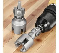 Utensile per filettatura interna ed esterna 2 in 1, per tubi in PVC/PPR, filettatura a prova di perdite, acciaio al carbonio, filo interno esterno