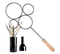 Utensile per il taglio della bottiglia: taglierina del vetro con 4 anelli di riscaldamento, robusto kit artigianale fai-da-te | Attrezzatura professionale per bottiglie di vino Vasi in ceramica