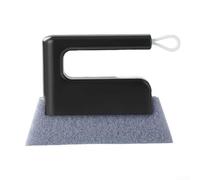 Utensile per la pulizia delle scanalature delle finestre con design ergonomico per comfort e facilità (nero)