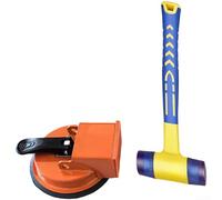 Utensile per la riparazione di pavimenti con ventosa di livello industriale e trasferimento per pavimenti in vero legno e vinile (set da 2 pezzi)