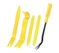 Utensile per l'Installazione Boccola Kit di 5 strumenti per lo smontaggio auto - Set leva in plastica facili da usare clip portiere Strumento di Rimozione della(5pcs-yellow)