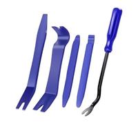 Utensile per l'Installazione Boccola Kit di 5 strumenti per lo smontaggio auto - Set leva in plastica facili da usare clip portiere cilindro e boccole(5pcs-blue)