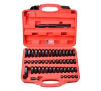 Utensile per l'Installazione Boccola Kit di guarnizioni per boccole, cuscinetti per ruote di trasmissione, set da 51 pezzi cilindro e boccole