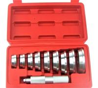Utensile per l'Installazione Boccola Set di 10 utensili principali per la rimozione/installazione di cuscinetti e guarnizioni di boccole dell'asse Utensile per Cuscinetti e Boccole Estrattore