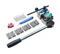 Utensile per l'Installazione Boccola Utensile manuale per la svasatura dei tubi dei freni, tipo torretta, con mini tagliatubi Utensile per Cuscinetti e Boccole Estrattore(Model-45)