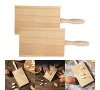 Utensile per pasta fatto a mano 2 pezzi gnocchi in legno tavole arrotolabili per