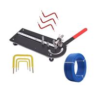 Utensile per piegare i cavi, manuale di precisione portatile, piegacavi manuale per filo di ferro, per officina, garage, elettricista, operaio, tubi cavi in alluminio e rame