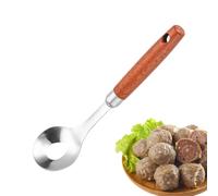 Utensile per Polpette cucchiaio con foro ovale e manico lungo per palline | per Polpette a Manico Lungo ristoranti barbecue appartamento casa cucina meal prep catering grigliate