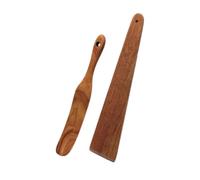 Utensile per raschiare le uova, frusta piatta, per friggere e mescolare utensili da cucina in legno, A