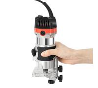 Utensile per router a mano, fresa elettrica per legno, 220 V, 800 W, fresa a mano singola, 30.000 giri/min, fresa portatile con valigetta per fresa legno, scanalature per legno, lavorazione a mano