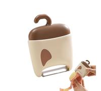 Utensile per Sbucciare Frutta, Raschietto Multifunzionale Manuale, Pelafrutta Con Spazzola, Per Cetriolo, Carota, Pere, Casa, Cucina, Cottura, Viaggio, All'aperto, Campeggio