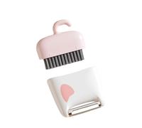 Utensile per Sbucciare Frutta,Raschietto Multifunzionale Manuale - Sbucciatore per Frutta e Verdura con Spazzola - Per Cetriolo, Carota, Pere, Casa, Cucina, Cottura, Viaggio, All'aperto, Campeggio