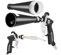 Utensile per soffiaggio ad alta pressione con ugelli intercambiabili, compatibile con compressori d'aria, design in lega di alluminio per auto, motore, tappezzeria e uso domestico
