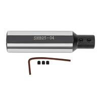Utensile per tornitura a torno, barra di alesatura per fori interni di piccolo diametro in acciaio al tungsteno SHB25-04 Φ4mm, barra di alesatura CNC ad alta precisione per lavor