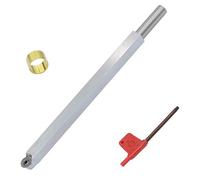 Utensile per tornitura del legno Scalpello per tornio con punta in metallo duro con taglierina per inserti in metallo duro Ci3 12 mm per hobbisti del legno o fai da te o falegname Non includere