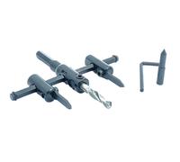 Utensile per trapano taglierina circolare per fori regolabile
