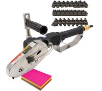 Utensile pneumatico per il taglio del bordo della carta straccia del cartone 2500 giri/min, 6 mm 5 mm 8 mm Estrattore professionale per scatole di cartone senza fili, tensione della catena e