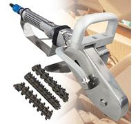 Utensile pneumatico per il taglio del bordo della carta straccia del cartone 2500 giri/min, estrattore per scatole di cartone da 18 denti portatile, per cartone ondulato, 6 mm