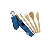Utensile Premium Stampa Topo Blu 1 Pezzo Di To-Go Ware