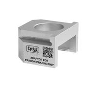 Utensile pro adattatore per pedivelle in carbonio Cyclus campagnolo power torque Argento