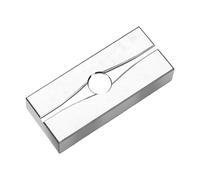 Utensile professionale in acciaio per anelli, lucido rotondo | Design ergonomico del manico per lunghe ore di lavoro di gioielli, riducendo l'affaticamento nelle attività artigianali e