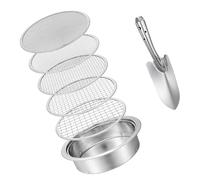 Utensile resistente per la selezione del suolo con 5 maglie di diverse dimensioni setaccio per la separazione ottimale delle particelle nel giardinaggio setaccio multistrato per sabbia