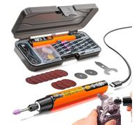 Utensile Rotativo - 6 Velocità Penna Incisore Ricaricabile con Luce LED,Utensile Compatto con Luce - per, Hobbistica, Restauro Modelli, Riparazioni Elettroniche, Creazioni