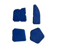 Utensile Silicone 3 in 1 con 5 Inserti e Raschietto Inox(4Pcs Squeegee b)
