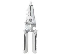 Utensile spelafili manuale in acciaio inossidabile - Spellafili con funzioni di crimpatura e taglio fili, pinza spelafili multifunzione piccola e resistente | Per edilizia, fai da te, casa