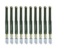 Utensile taglierina vetro 10 pezzi precisione incisione mosaico con rotella | Strumento di tracciamento del vetro da 2 a 10 mm per incisione a mosaico parabrezza piastrelle specchi e vetro