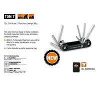 Kit di attrezzi a 7 funzioni SKS tom Noir 6 mm