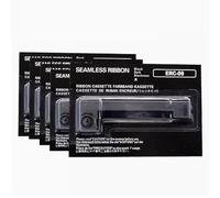 Utensili 5 pezzi di nastro senza soluzione di continuità ERC-09 ERC09 ERC09B da utilizzare in forma compatibile con Epson M160 M180 M190 M191G M163 M164 M181 M182(ERC-09 Black)