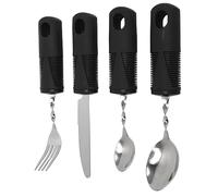 Utensili Adattivi, Argenteria Per Aiuti Per L'artrite Per Il Parkinson, Argenteria Ponderata Per Pazienti Affetti da Parkinson Aiuto Per L'artrite Tremore alle Mani Cucchiaio Forchetta Coltello Set di