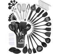 Utensili Cucina Silicone 44 Pezzi Set Mestoli Cucina Silicone Resistente al Calo